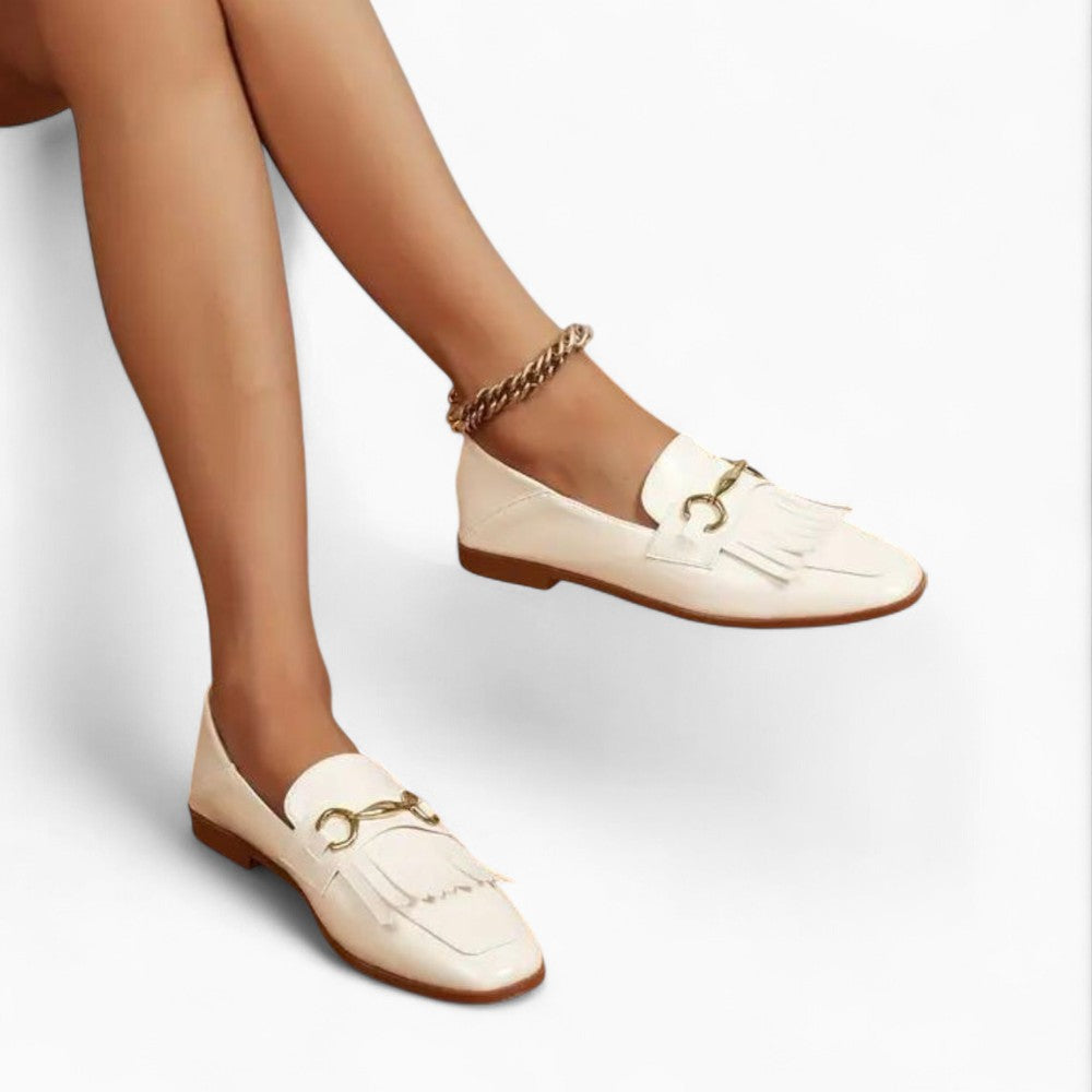 Women’s Retro Style Fringe Loafers