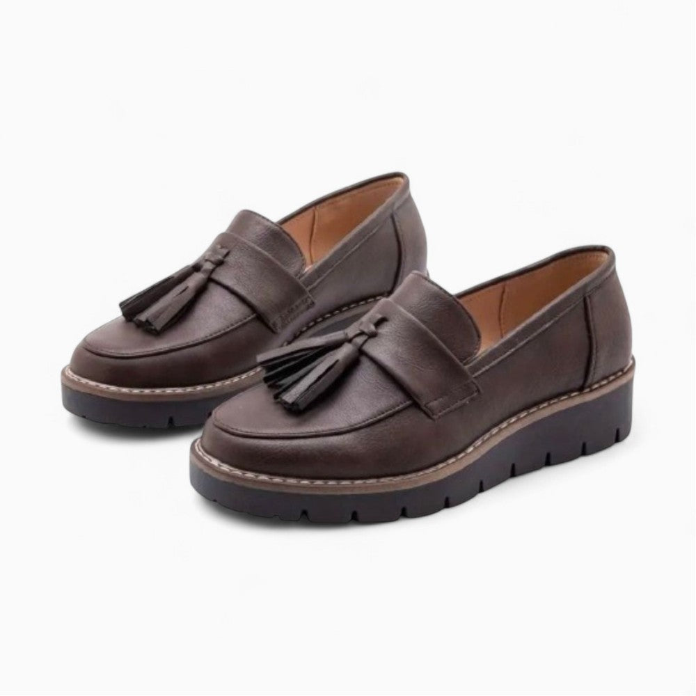 Women’s Slip-On Loafers with Tassels