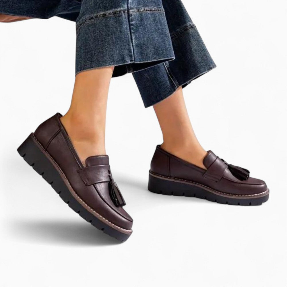 Women’s Slip-On Loafers with Tassels