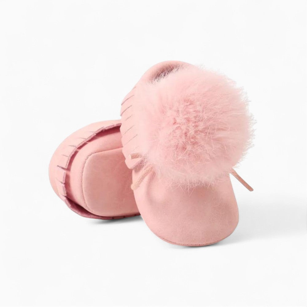 Winter Suede Effect Loafer for Baby Girl