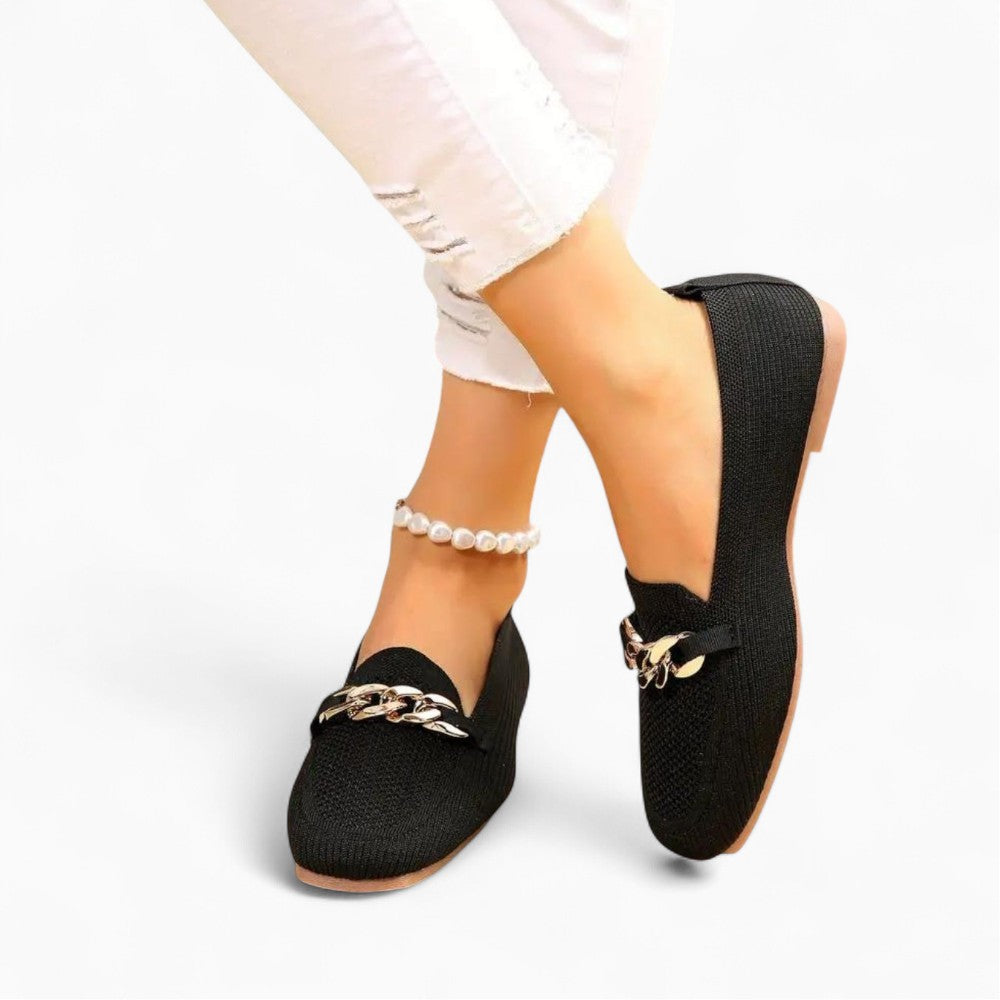 Black Mary Jane Loafer Rock Style