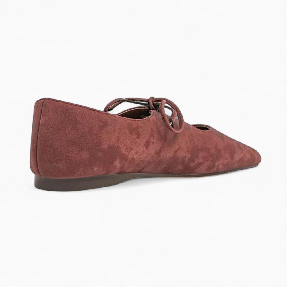 Square-Toe Loafer with Bow