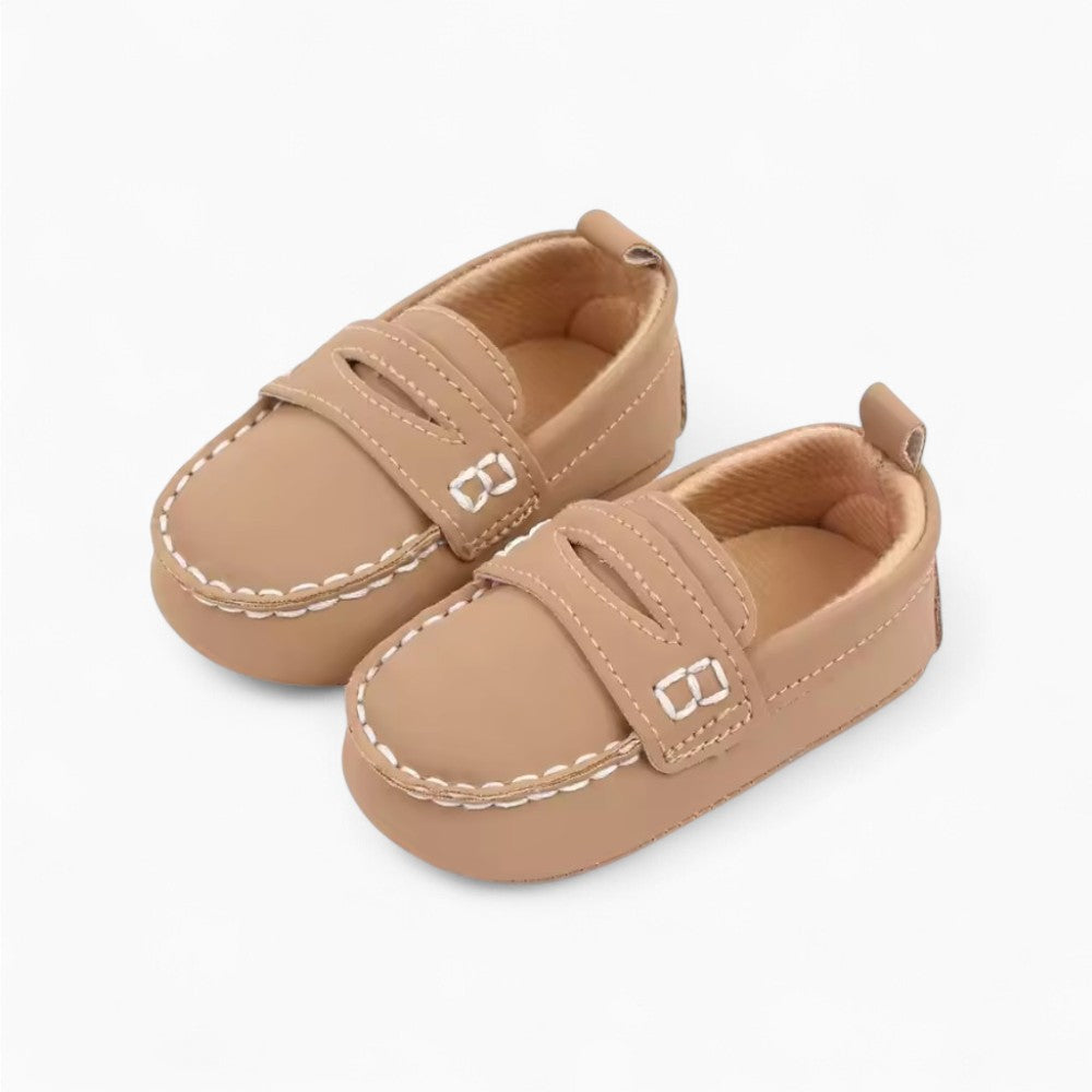Classic Leather Loafers for Baby Girl