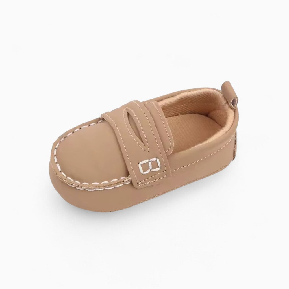 Classic Leather Loafers for Baby Girl