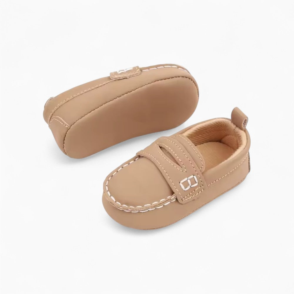 Classic Leather Loafers for Baby Girl