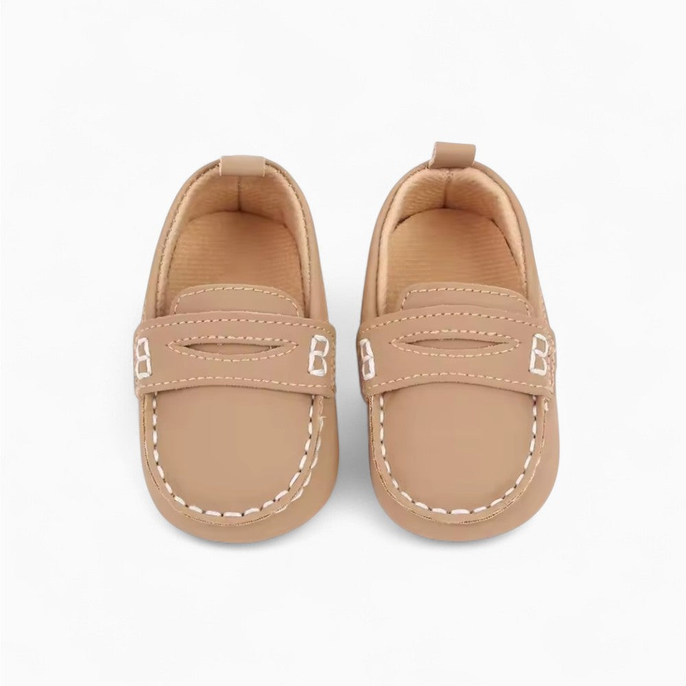 Classic Leather Loafers for Baby Girl