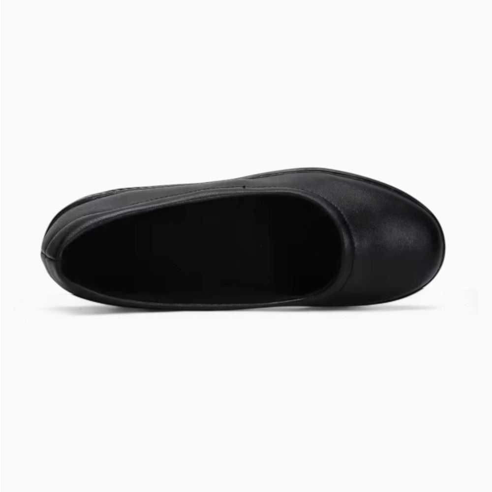 Patent Leather Ballet Loafers with Round Toe