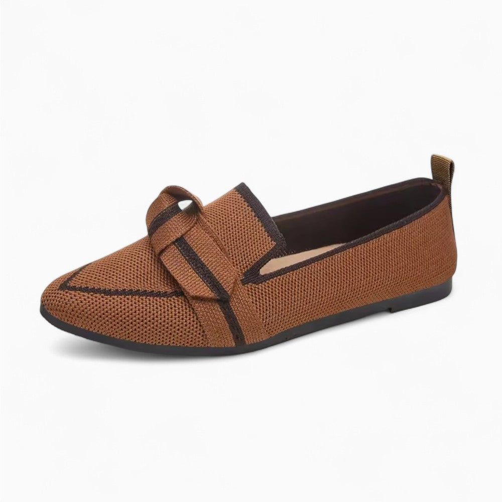 Pointed Toe Ballet Loafers with Buckles