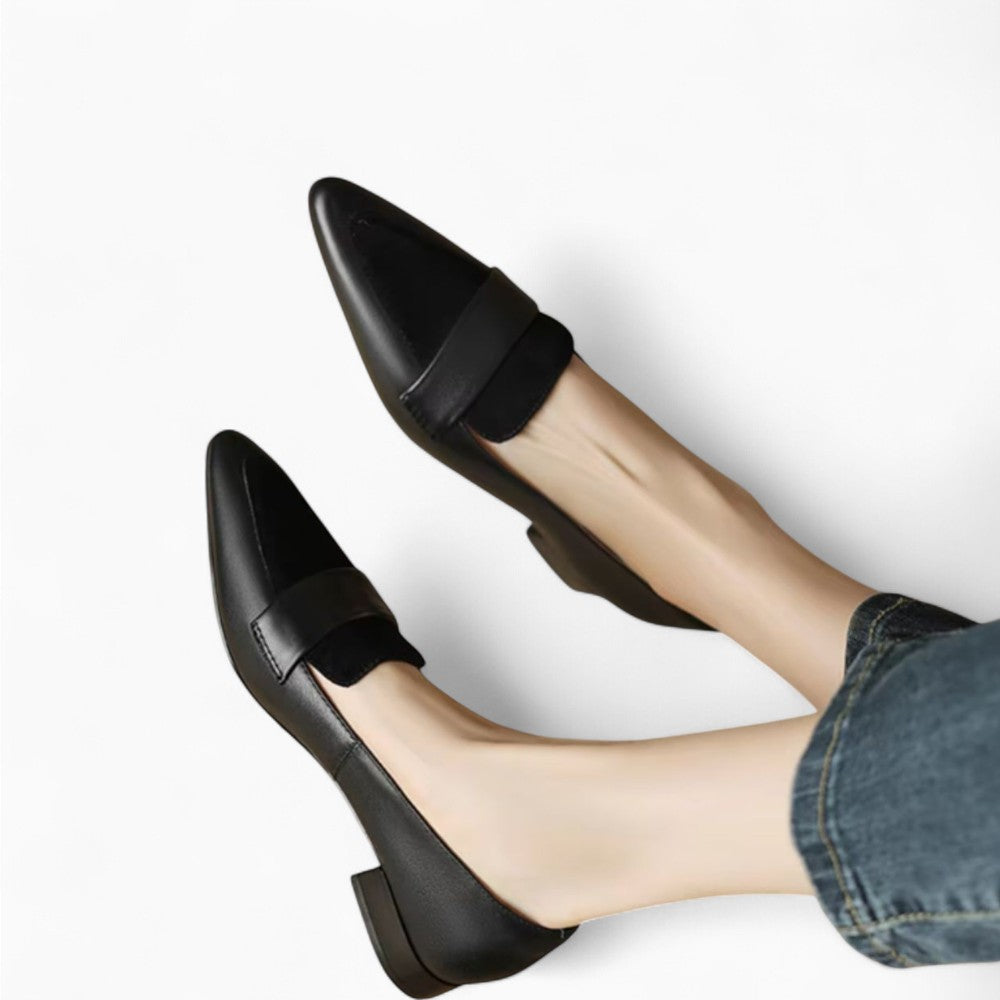 Square Heel Loafers