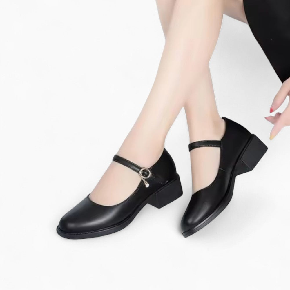 Elegant Square Heel Loafers