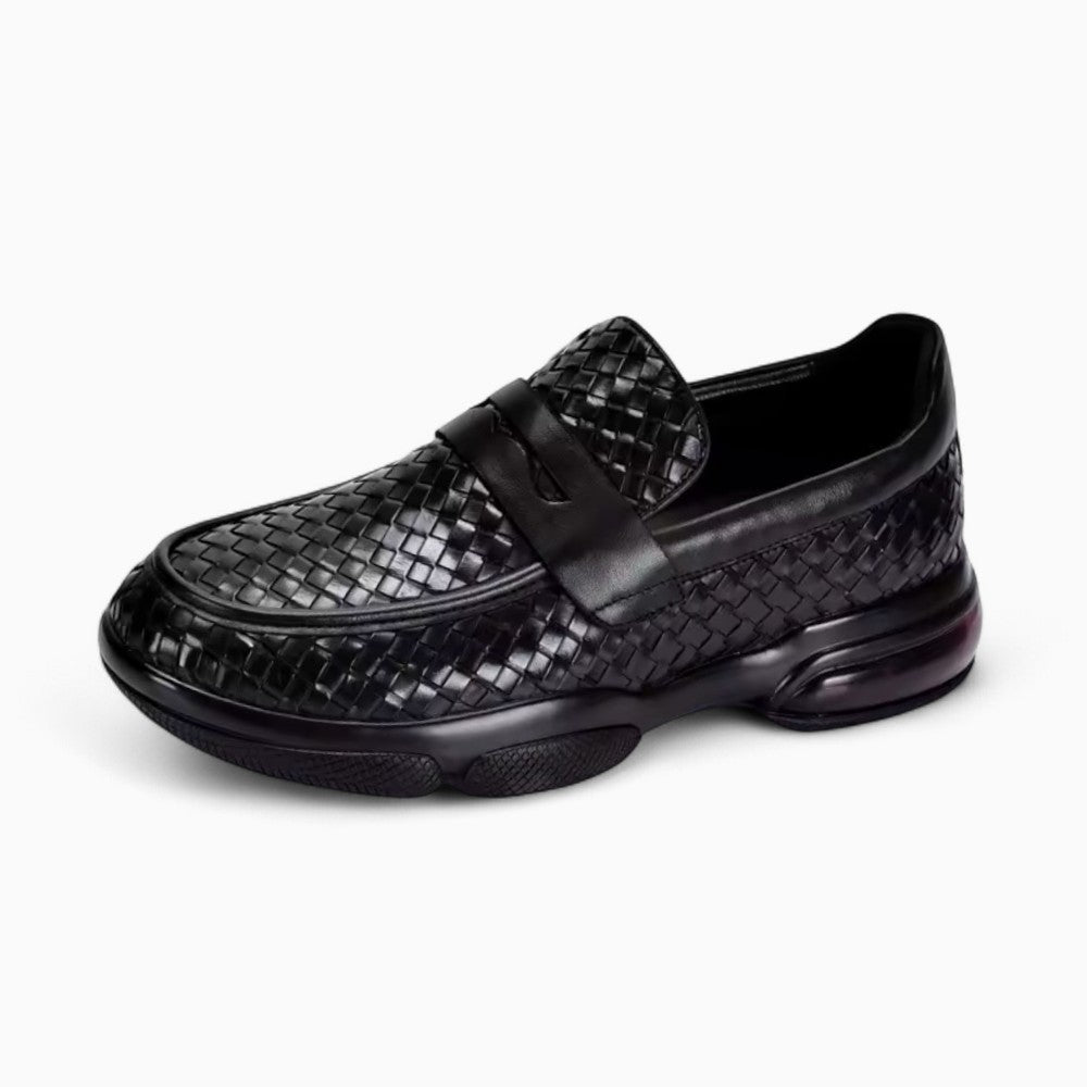 Leather Orthopedic Platform Loafers