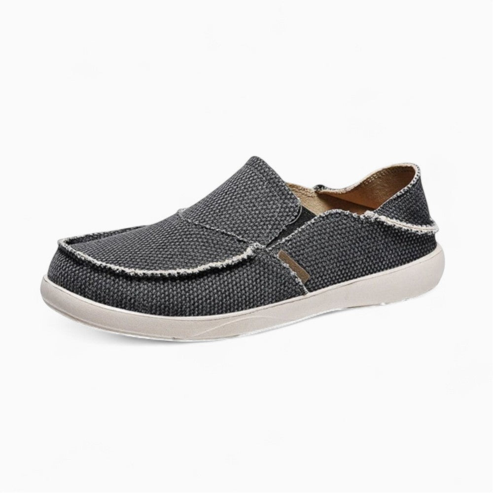 Orthopedic Loafers with Exposed Stitching for Men