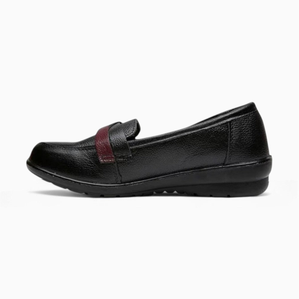 Women’s Black Wedge Sole Loafers