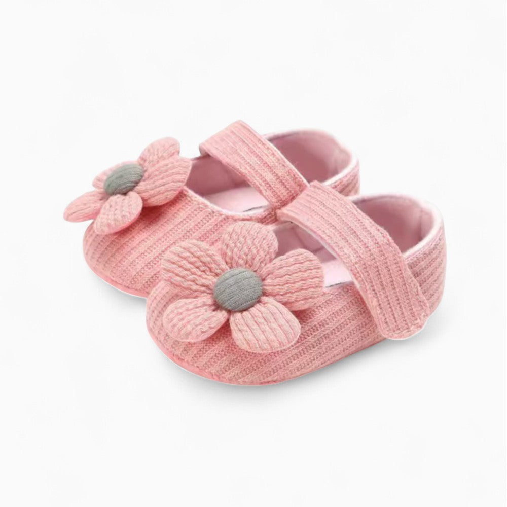 Cute Floral Loafers for Baby Girls