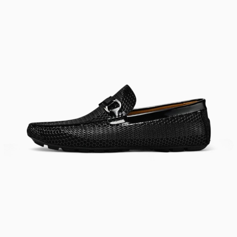 Shiny Genuine Leather Loafers for Men