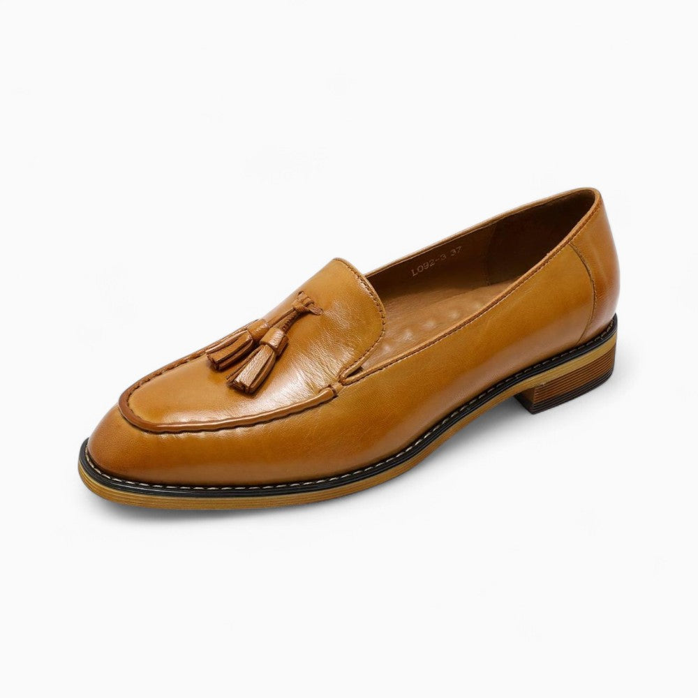 Soft and Elegant Genuine Leather Loafers for Women