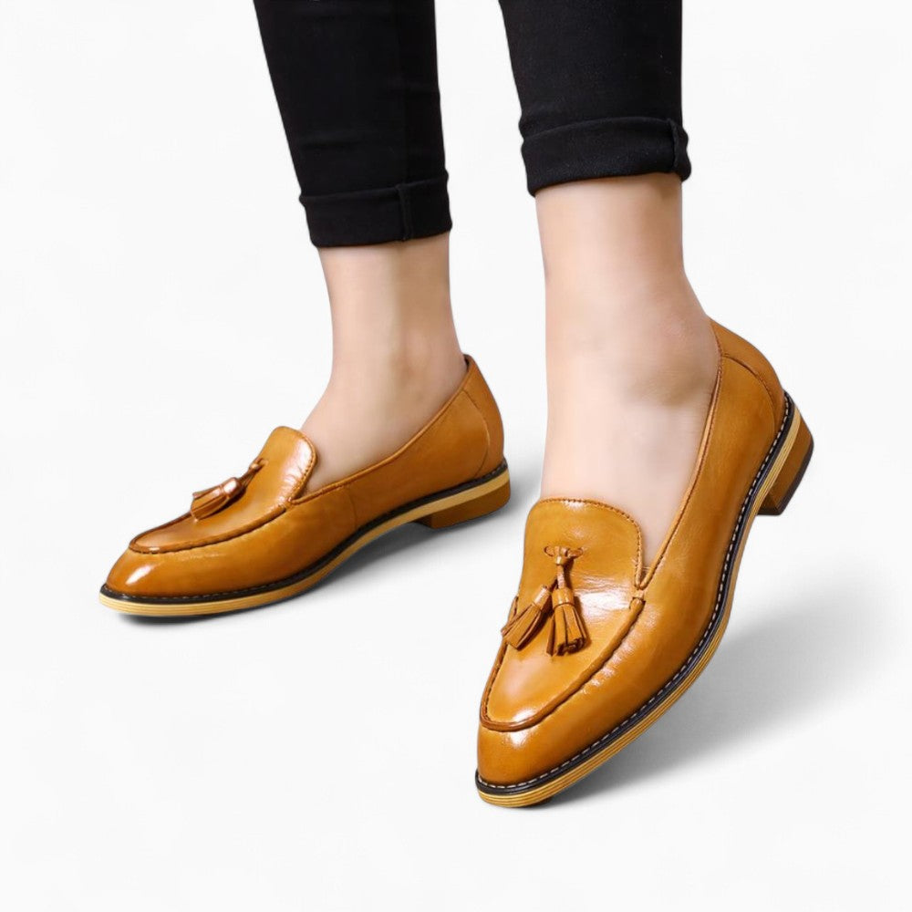 Soft and Elegant Genuine Leather Loafers for Women