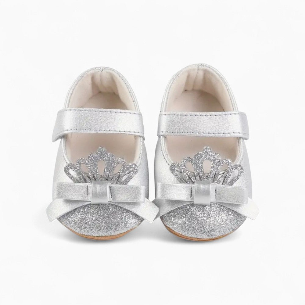 Slip-On Soft Glitter Loafers for Baby Girl