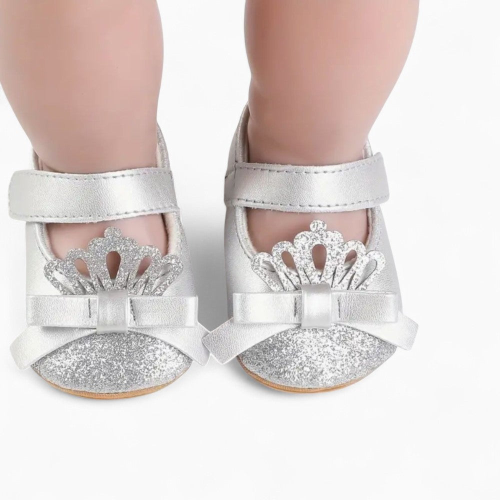 Slip-On Soft Glitter Loafers for Baby Girl