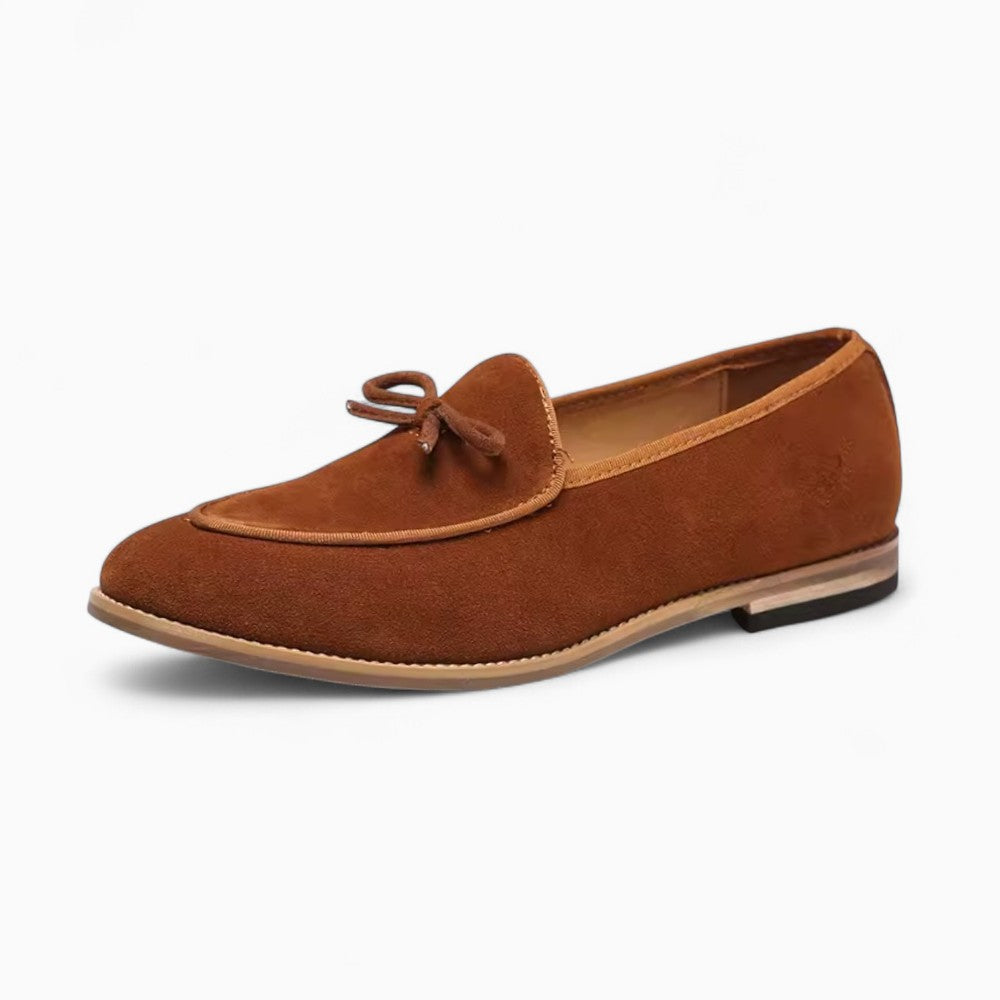 Men's Solid Coloured Suede Loafers