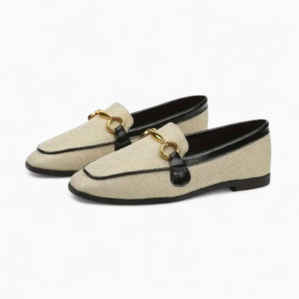 Women's Classic Loafers with Small Square Heels