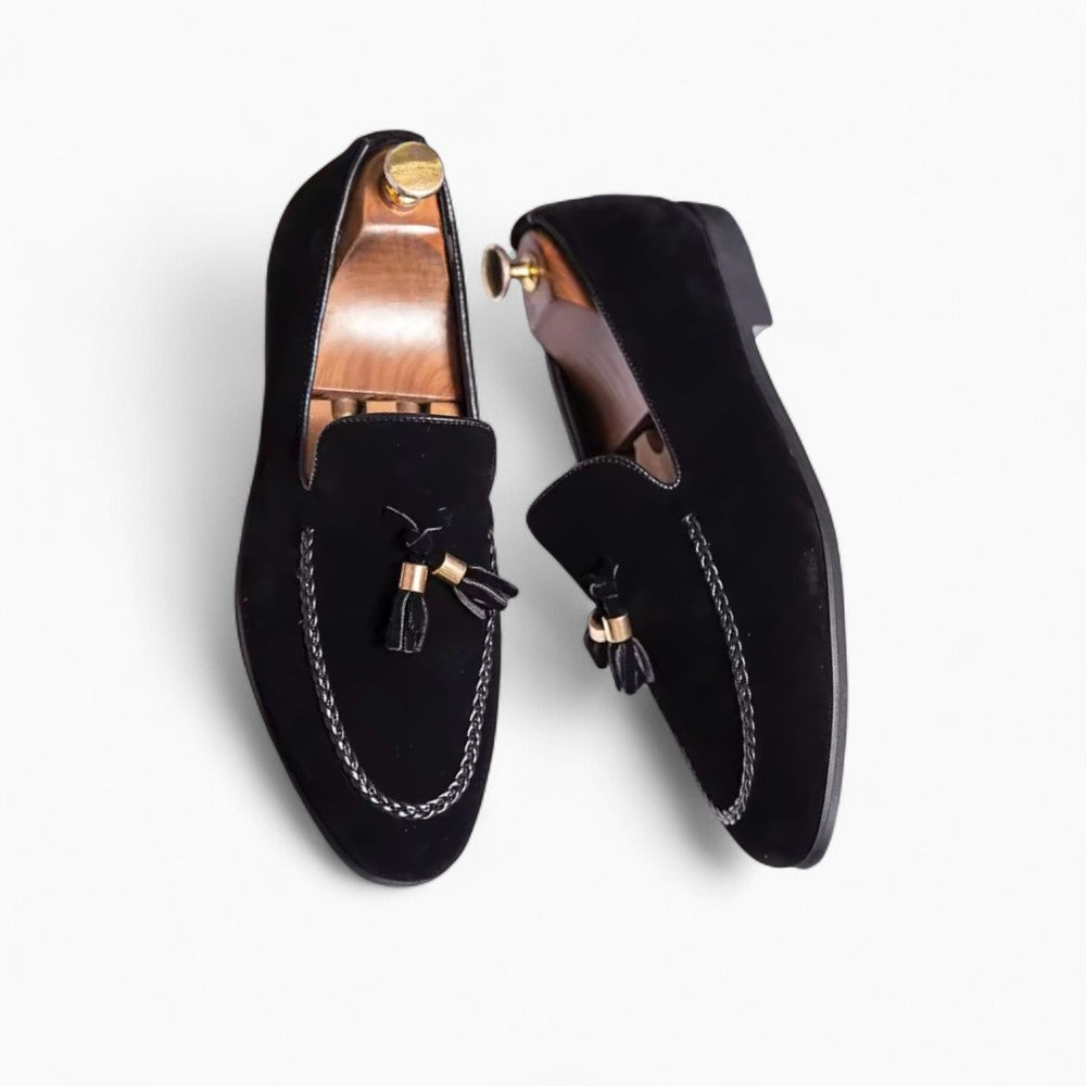 Classic Tassel Suede Loafers